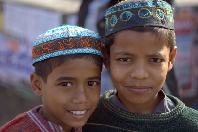 Young Lads Eager to have their photo taken!