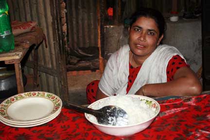 Rehanna, our gracious hostess.