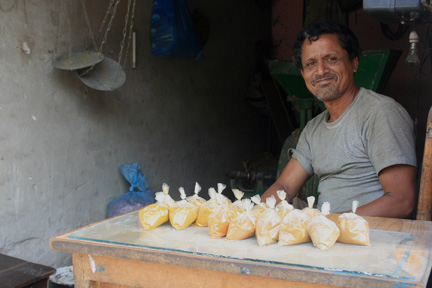 Spicy lentils and vegetables