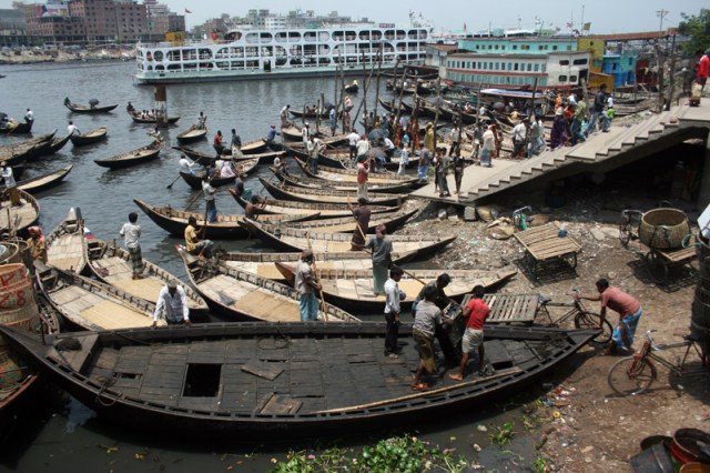 Sadergat on the Buriganga