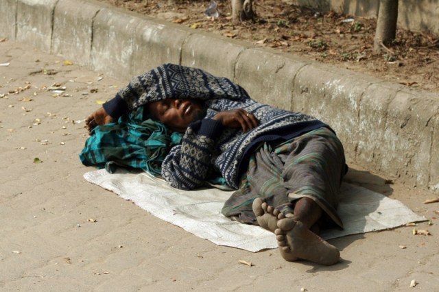Sleeper near Flyover