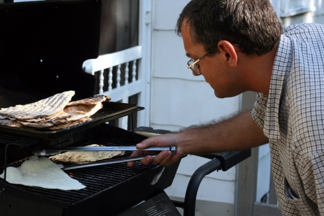 Tasty Nan Bread in the making.