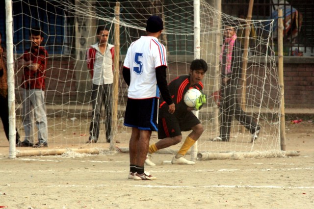 Asif Making a Save