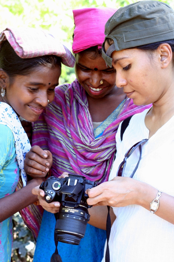 Enjoying their Portraits!