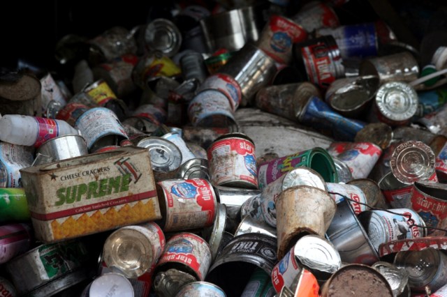 Waiting to be recycled