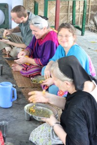 Carol is still smiling!