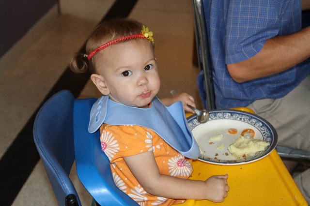 Melody eyeing the camera.