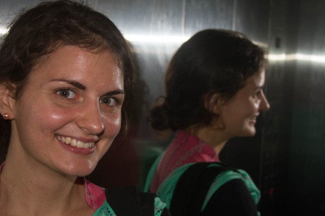 Sweet smile either way you look at it!