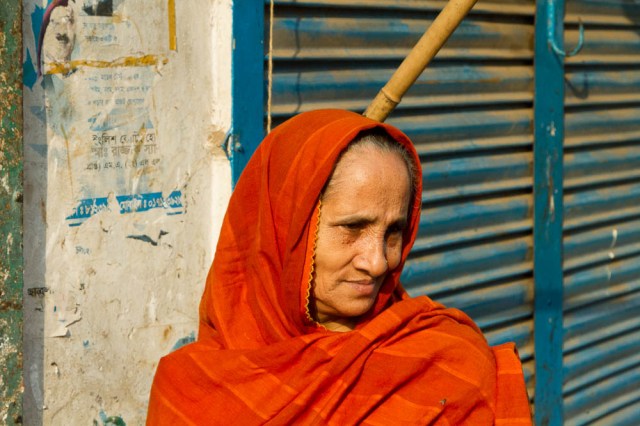 Bengali Lady in Colorful Sari!