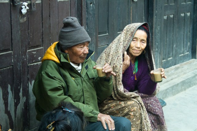 Hot tea for a chilly morning!