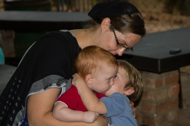 Cute Little Boy and Girl