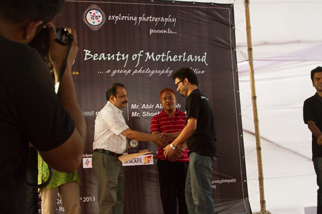 Ayon Ahmed receiving one of the 5 top awards.