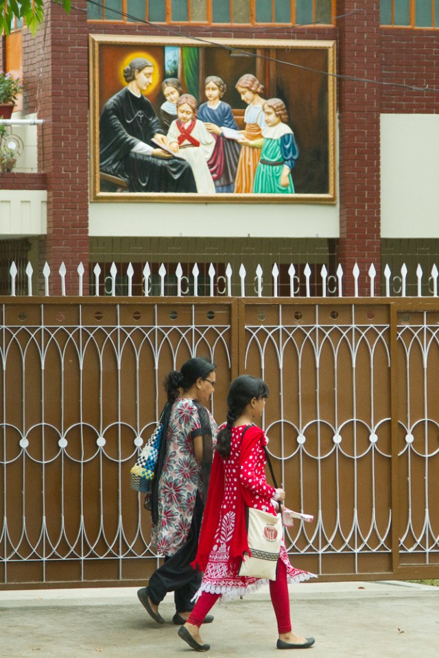 Mural, Gate, and Ladies