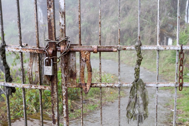 Padlock, Chains and Rope