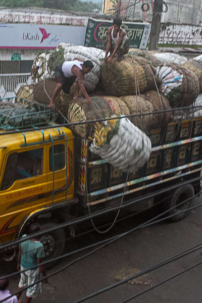 Tossed off of the Truck!