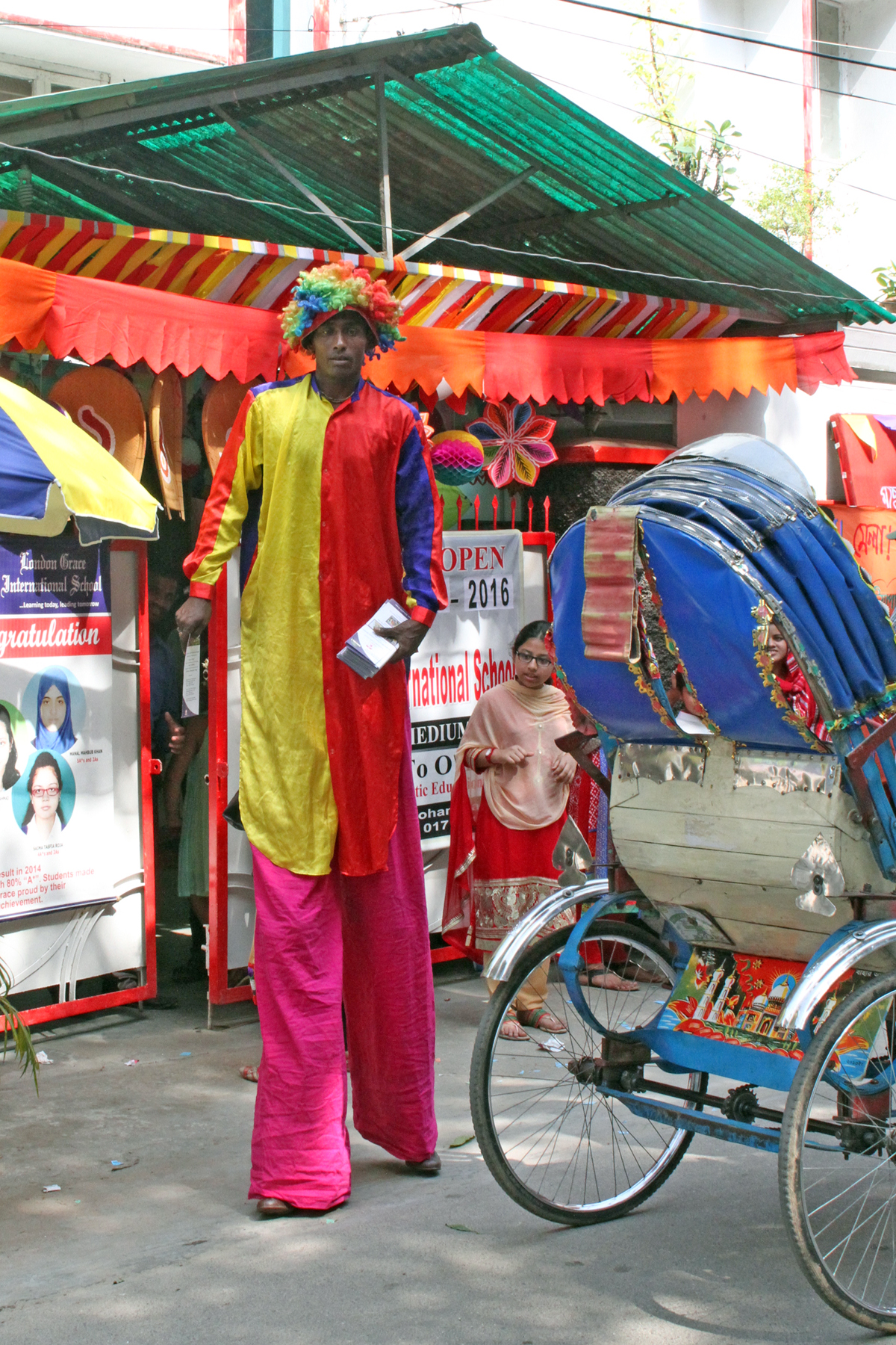 Clown On Stilts