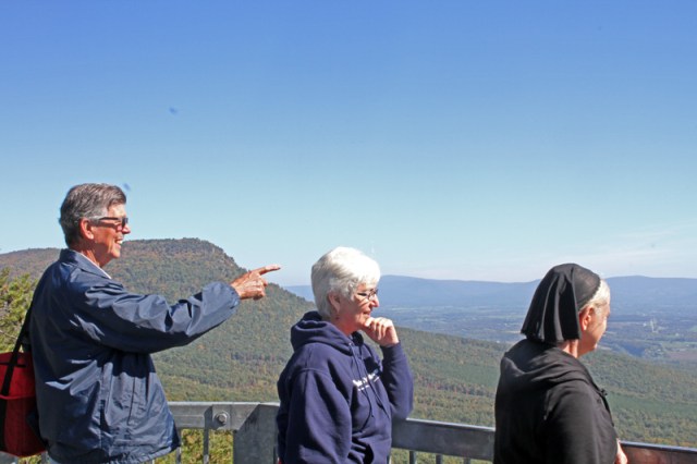 Checking out the valley after a nice picnic lunch!
